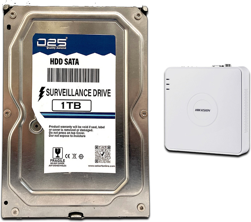 D25 D25 Video 1TB Hard Disk for HIKVISION DS-7108HGHI-K1 8 Channel HD CCTV DVR 1 TB Surveillance Systems Silver SATA Internal Hard Disk Drive (HDD) (1TB Hard Disk for CCTV Camera DVR | 2 Years Warranty)(Interface: SATA, Form Factor: 3.5 inch) - Flipkart Deal