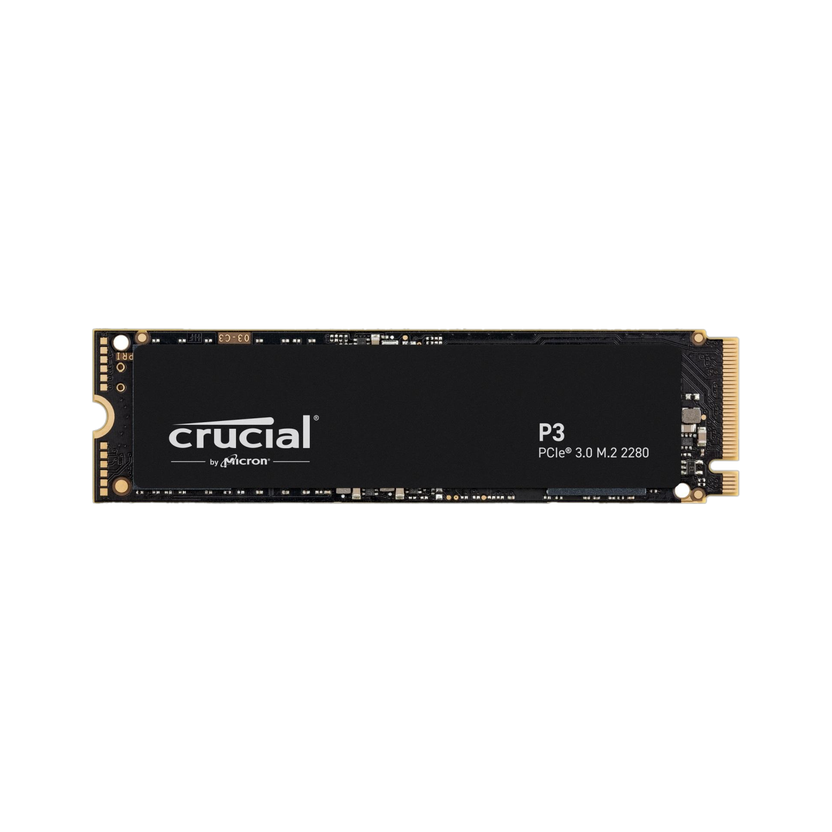 Crucial CT500P3SSD8 500 GB Desktop, Laptop Black PCIe NVMe Internal Solid State Drive (SSD) (P3 Pcie 3.0 Nvme M.2 Ssd)(Interface: PCIe NVMe, Form Factor: M.2)