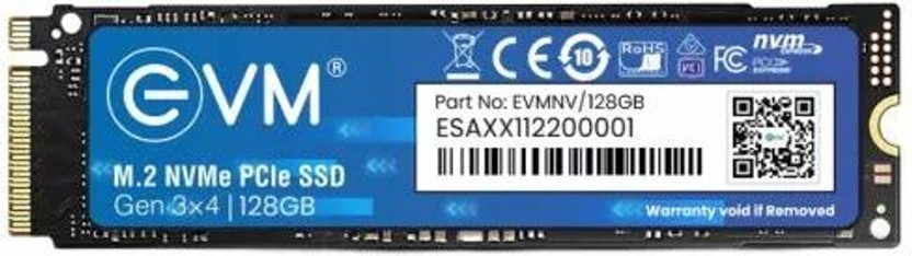 SLV SLV GEN3 128 GB Desktop, Laptop Blue PCIe NVMe Internal Solid State Hybrid Drive (EVM)(Interface: PCIe NVMe, Form Factor: M.2) - Flipkart Deal