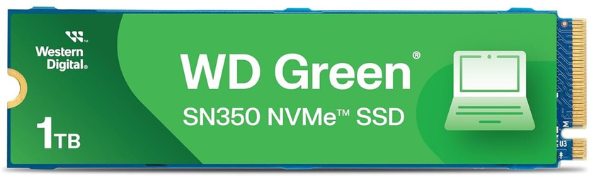 WD SN 1 TB Laptop, Desktop Green PCIe NVMe Internal Solid State Drive (SSD) (WDS100T3G0C)(Interface: PCIe NVMe, Form Factor: M.2)