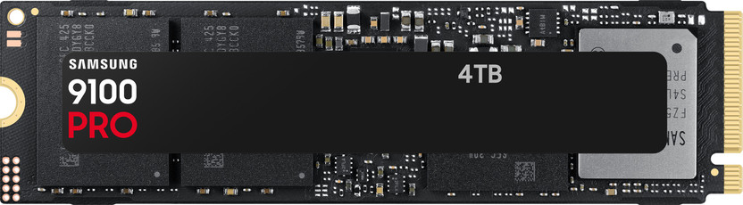 Samsung 9100 Pro 4 TB Desktop Black PCIe NVMe Internal Solid State Drive (SSD) (MZ -VAP4T0BW)(Interface: PCIe NVMe, Form Factor: M.2)