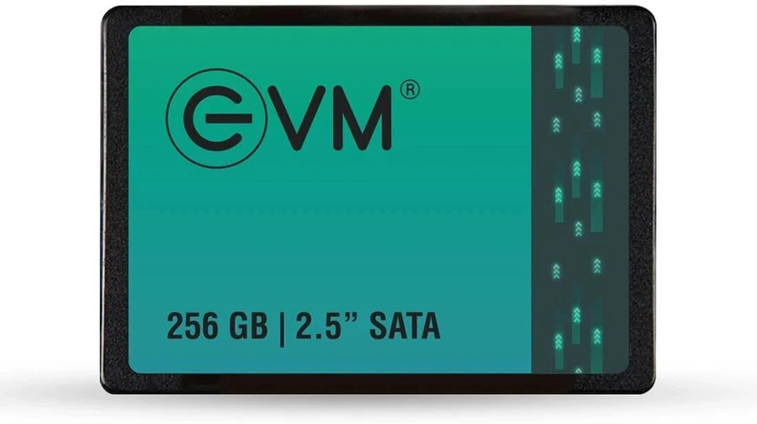 EVM EVM25 256 GB All in One PC's, Desktop, Laptop Black SATA Internal Solid State Drive (SSD) (EVM25/256GB)(Interface: SATA, Form Factor: 2.5 Inch)