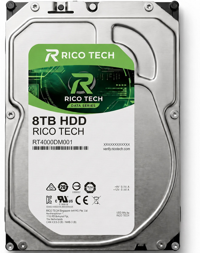 RICOTECH RICOTECH Sata 8 TB All in One PC's, Desktop, Network Attached Storage, Servers, Surveillance Systems Silver SATA III Internal Hard Disk Drive (HDD) (RICOTECH800008TB)(Interface: SATA III, Form Factor: 3.5 inch) - Flipkart Deal