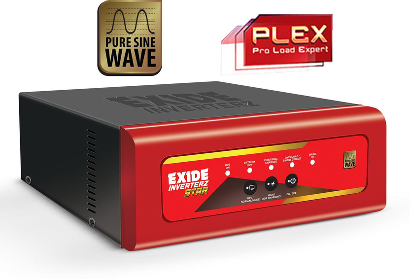 EXIDE STAR STAR12V1625 with 42 Months Warranty Pure Sine Wave Inverter(1625 VA)