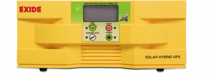 EXIDE Exide 1100 Solar Hybrid UPS Inverter, LCD Display, SH 1100 PST with 2 Year Warranty Solar Compatible Pure Sine Wave Inverter(1050 VA)