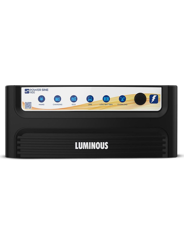 LUMINOUS Power Sine power sine 1100/12v-230v,50hz with 24 Months Warranty Pure Sine Wave Inverter(900 VA)