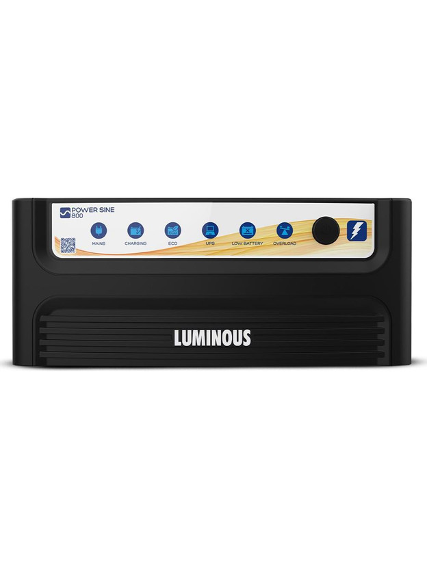 LUMINOUS power sine 800/12v-230v, 50hz with 2 Year Warranty Pure Sine Wave Inverter(700 VA)