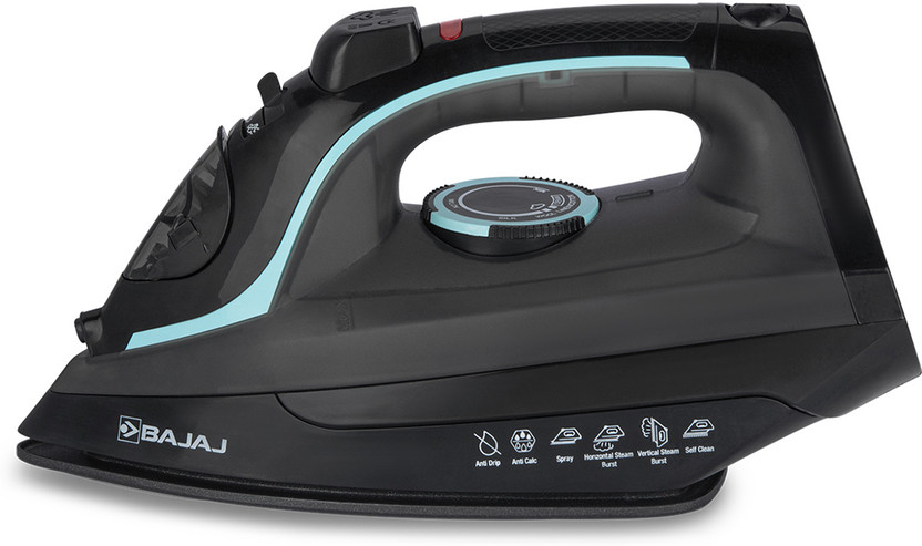 BAJAJ by Bajaj Electricals MX 45 Steam iron 2000 W Steam Iron(Black & Grey)