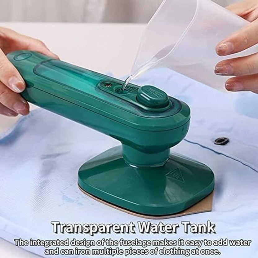 NASITENTERPRISE Lightweight Dry and Wet Wrinkles Removing Machine for Home Office-Green 440 W Garment Steamer(Green)