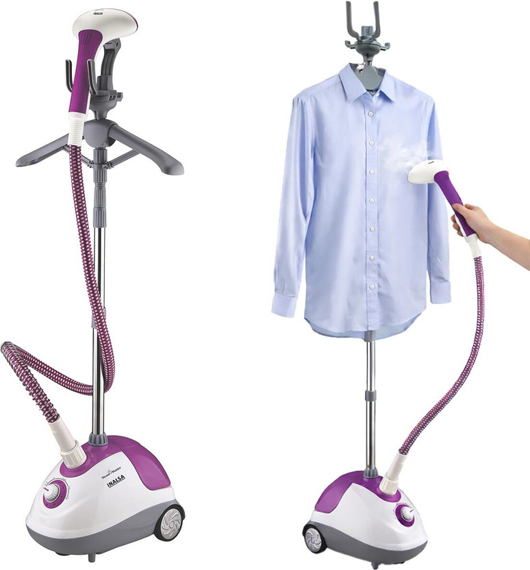 Inalsa Steam Master 1700 W Garment Steamer(White,Purple)