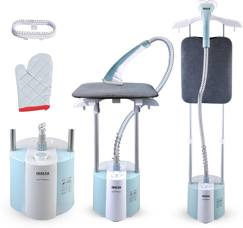 Inalsa by INALSA STEAM MASTER PLUS 2000 W Garment Steamer(White and Sky Blue)