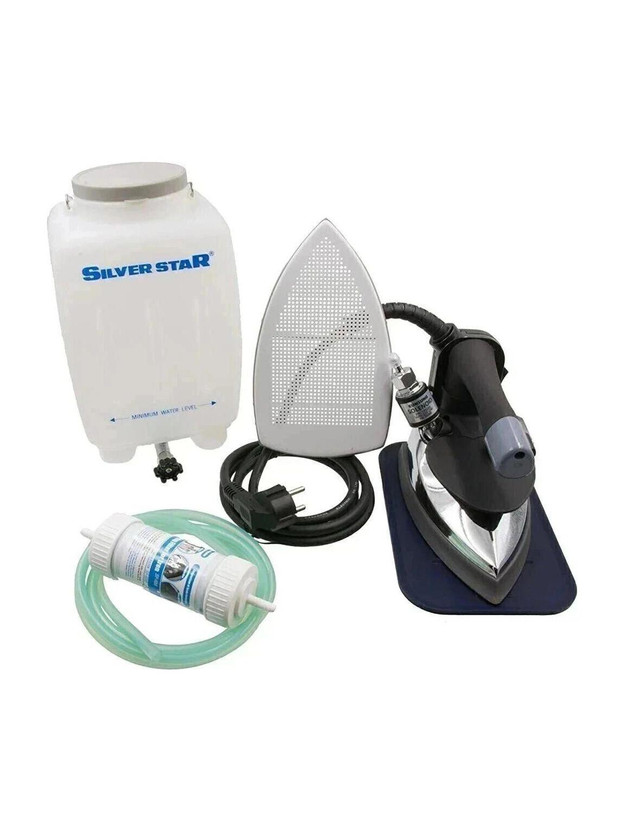 Silver Star by SILVER STAR ES300 HEAVY DUTY ORGINAL WITH FILTER 1200 W Steam Iron(Black)