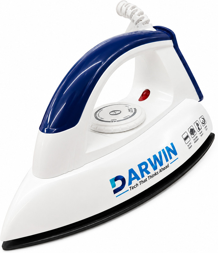 Darwin DI-1000 1000 W Dry Iron(White, Blue)