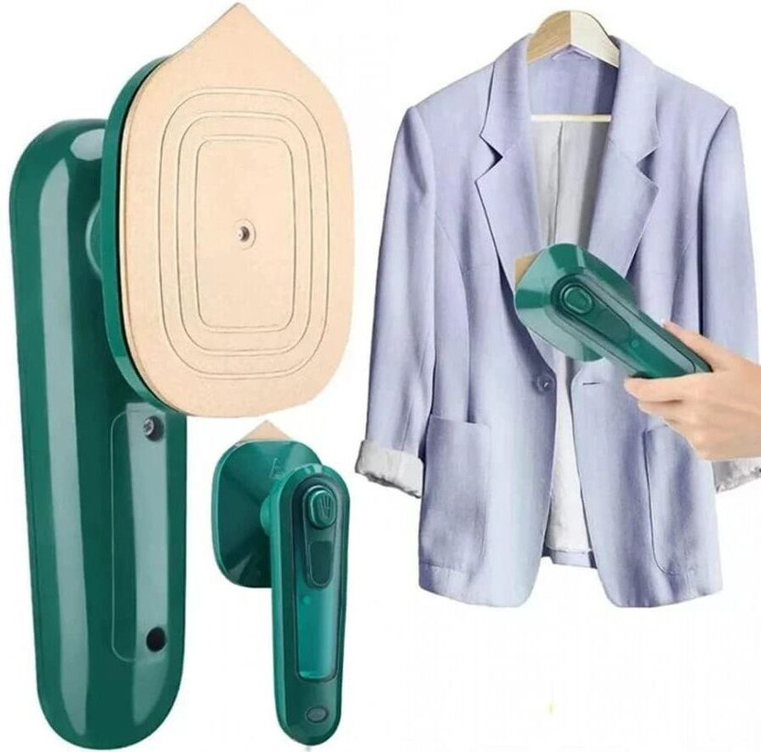 JiShoStore Wrinkle remover Steam generator Dry and Wet Ironing 50 W Steam Iron(Green)