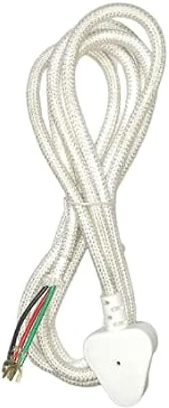 Filfora Electric Iron Cable Cord, 3 Yard Size(White, Cotton) 230 W Dry Iron(Multicolor)