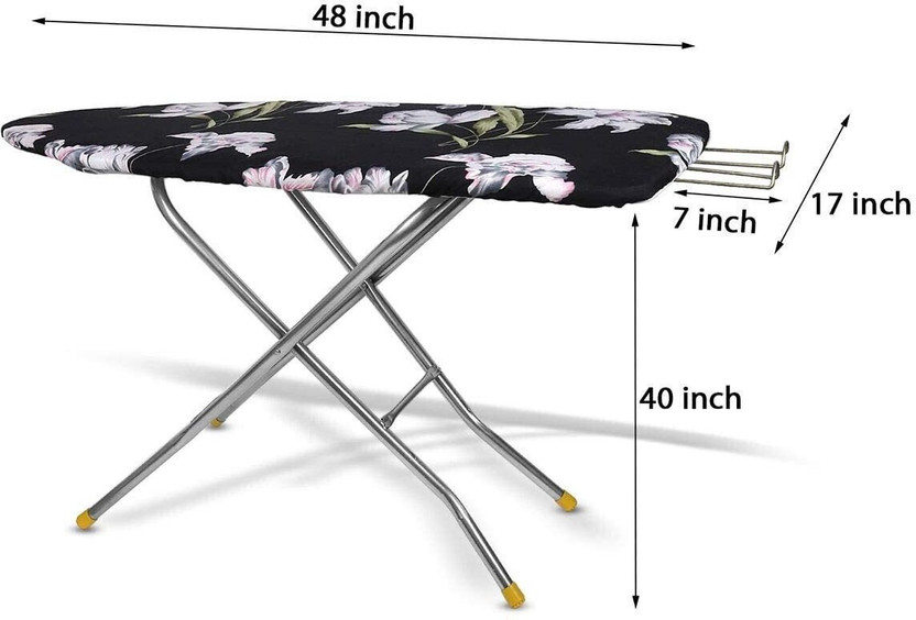 SWINGISH by NA wooden Self Standing Folding(Color May Vary, Multi-Color) Ironing Board Ironing Board