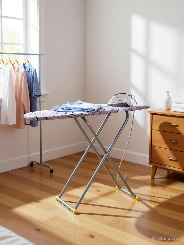 FLIPZON Wooden 13" Unique Folding Premium Ironing Table (Languid Lavender, 13 Inch) Ironing Board
