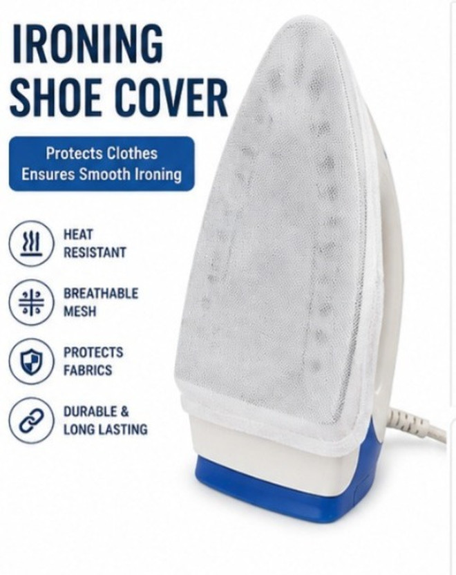 Domica Ironing Shoe Cover Ironing Ironing Mat(Silicone)