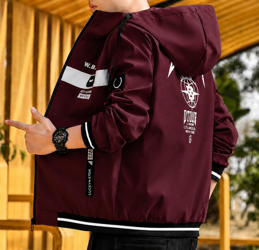 AZITIZ Full Sleeve Printed Men Jacket