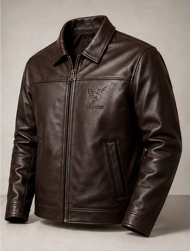 CRESIM Full Sleeve Solid Men Jacket