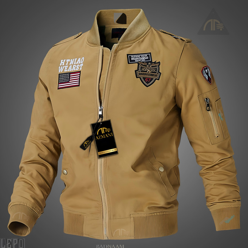 Azmani Full Sleeve Printed Men Jacket