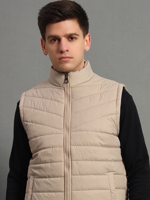 GETGOLF Sleeveless Solid Men Jacket