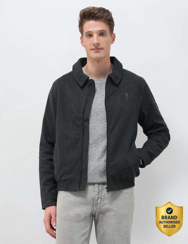 U.S. U.S. POLO ASSN. Full Sleeve Self Design Men Jacket - Flipkart Deal
