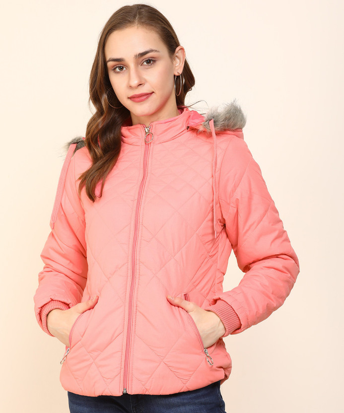 Full Sleeve Self Design Women Jacket 