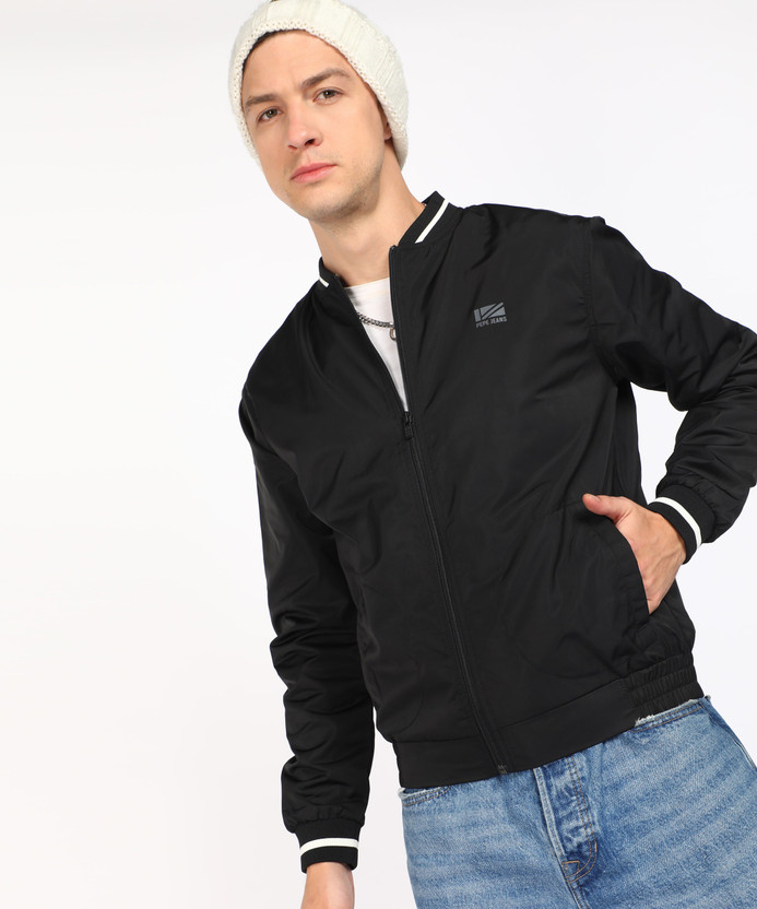 Pepe Jeans Full Sleeve Solid Men Jacket 