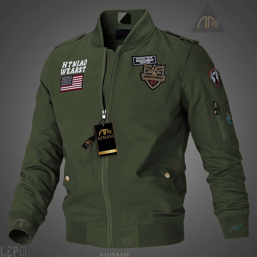 Azmani Full Sleeve Printed Men Jacket