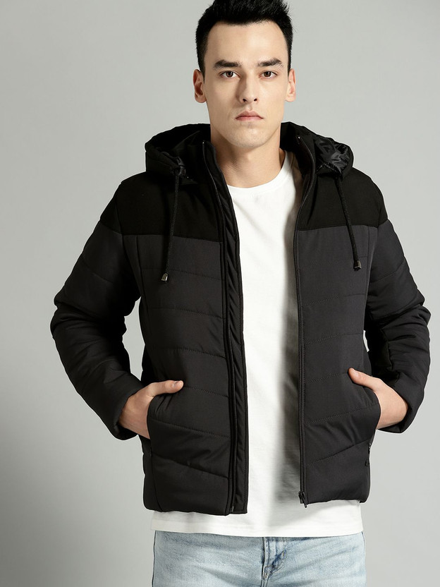 Roadster Roadster Full Sleeve Colorblock Men Padded  Jacket - Flipkart Deal