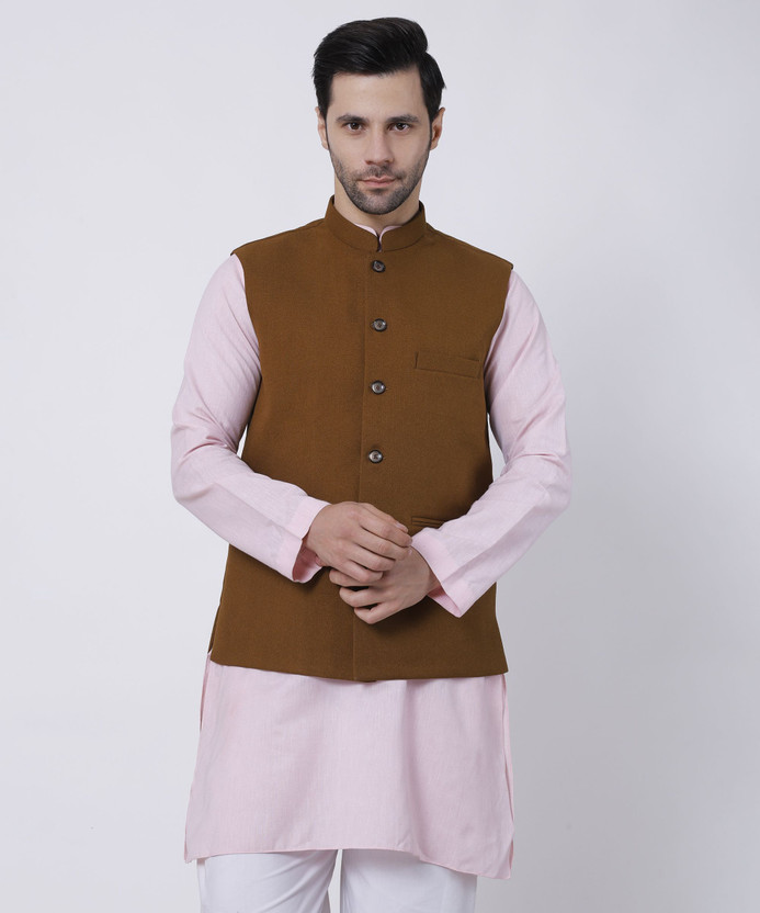 Flipkart P TEN Sleeveless Solid Men Jacket - Flipkart Deal