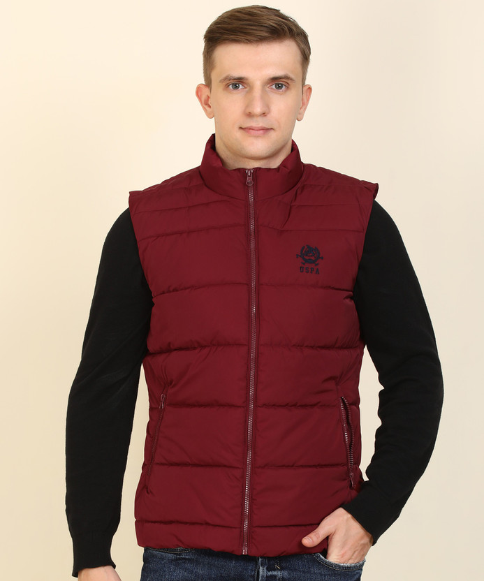 U.S. POLO ASSN. Sleeveless Solid Men Jacket