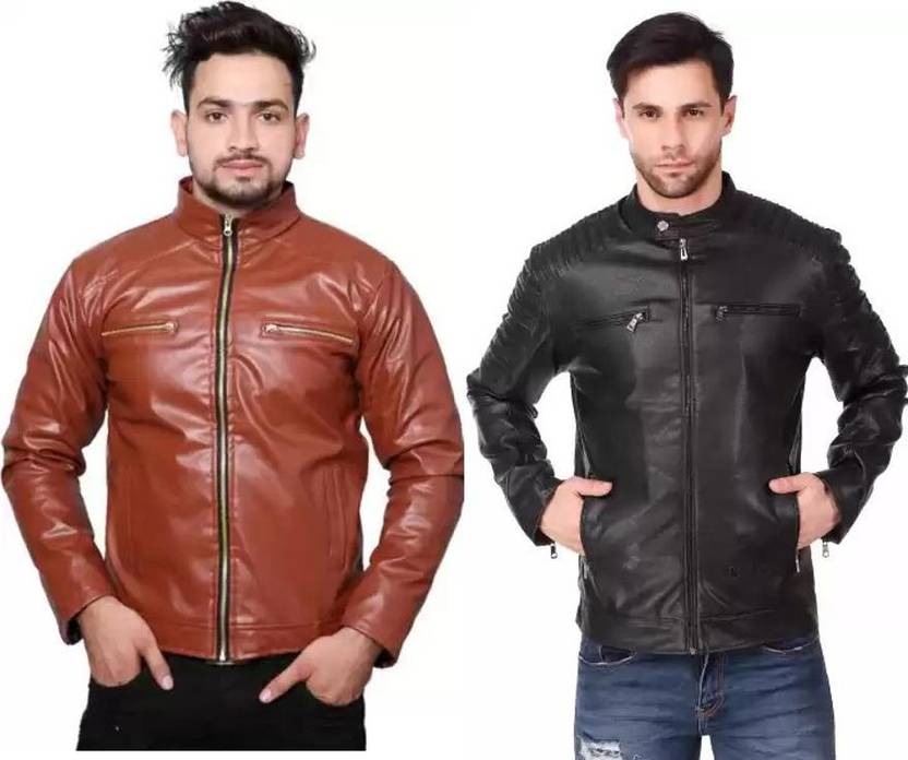 Men Leather Jacket Price in India Buy Men Leather Jacket online at