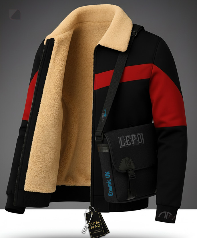 FUTSE PENO Full Sleeve Colorblock Men Jacket
