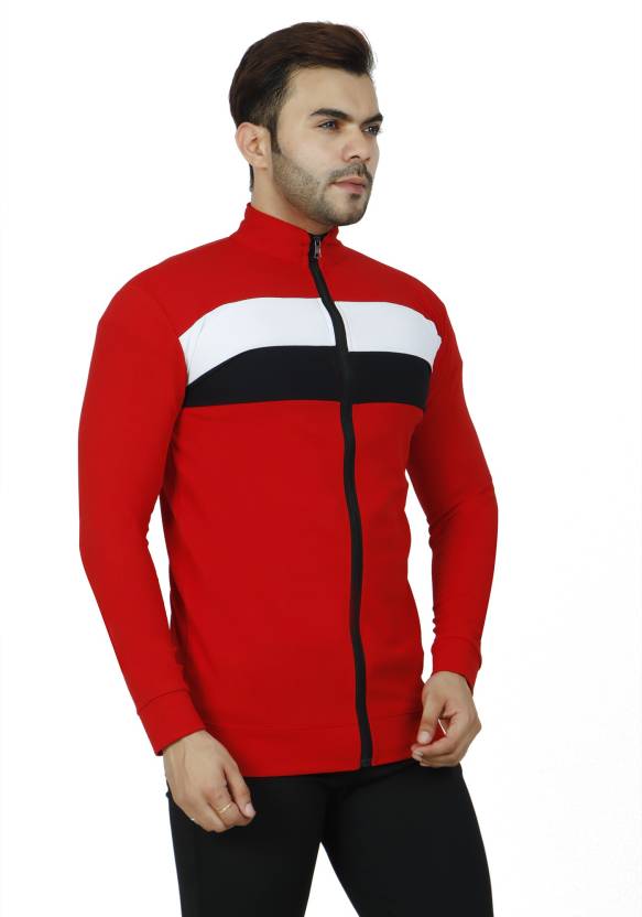 [Sizes M, L, XL] MAXTONIC Men Colorblock Sports Jacket