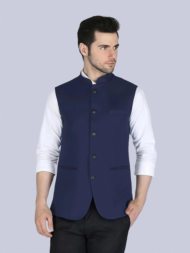 Rocksy Rocksy Sleeveless Solid Men Jacket - Flipkart Deal