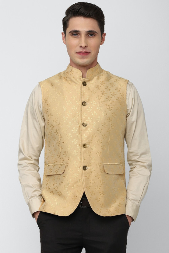 PETER ENGLAND Sleeveless Textured Men Jacket