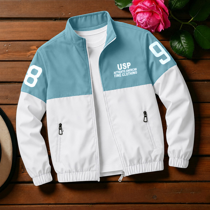 Plus91 Full Sleeve Colorblock Men Jacket