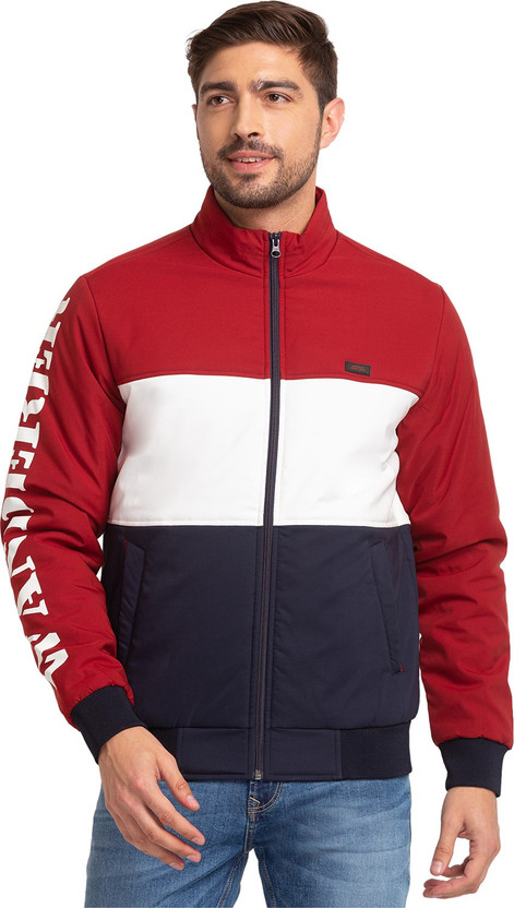 spykar red jacket