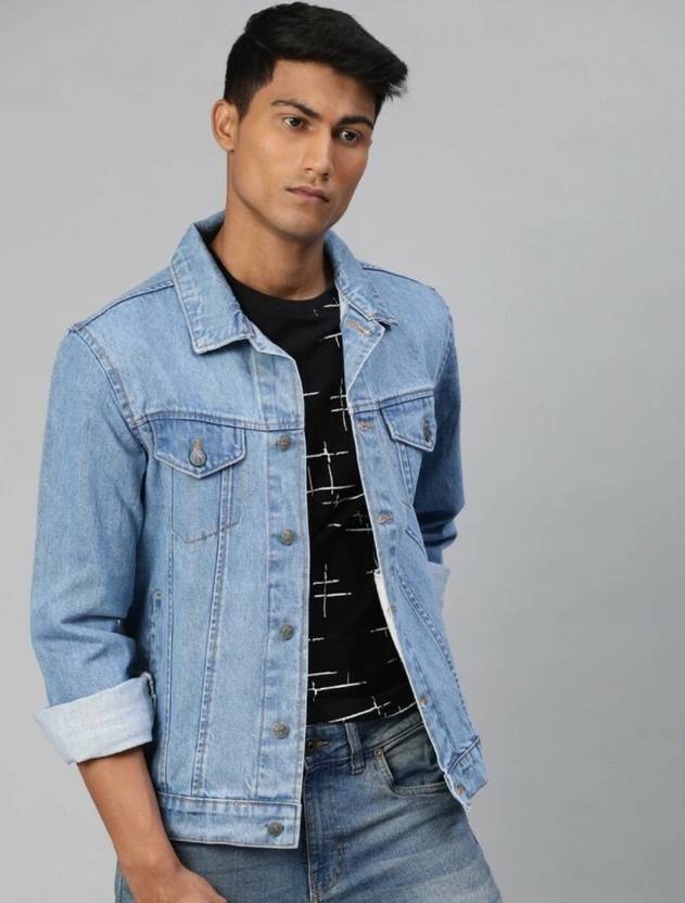 denim jacket men flipkart