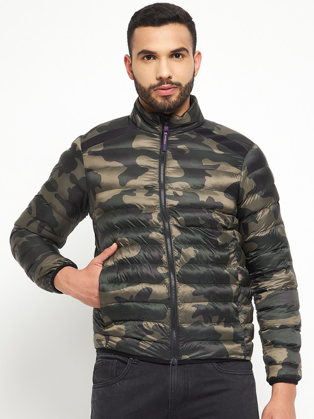 camouflage padded jacket