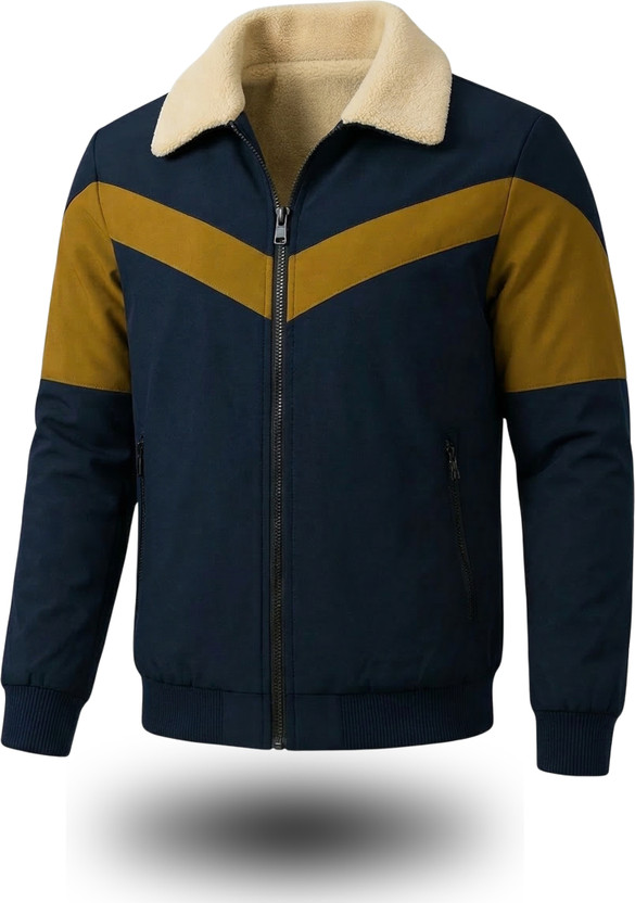Mia Fashion Full Sleeve Colorblock Men Jacket