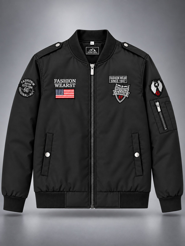 Caraba Caraba Jacket For Mens Full Sleeve Applique Men Jacket - Flipkart Deal
