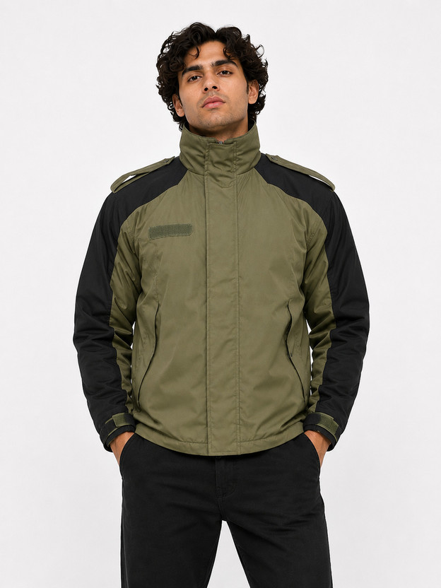 Combat Full Sleeve Colorblock Men Jacket
