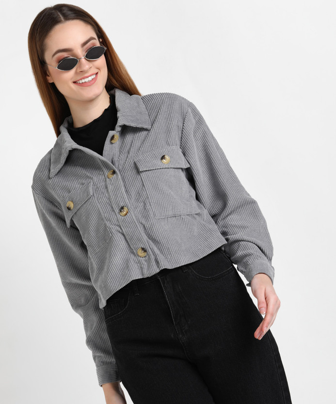 Full Sleeve Striped Women Jacket 