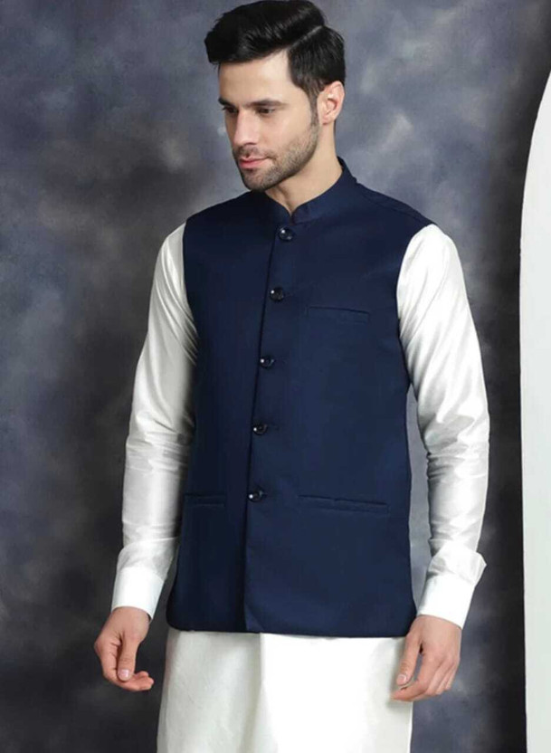 maksud enterprise Sleeveless Solid Men Jacket