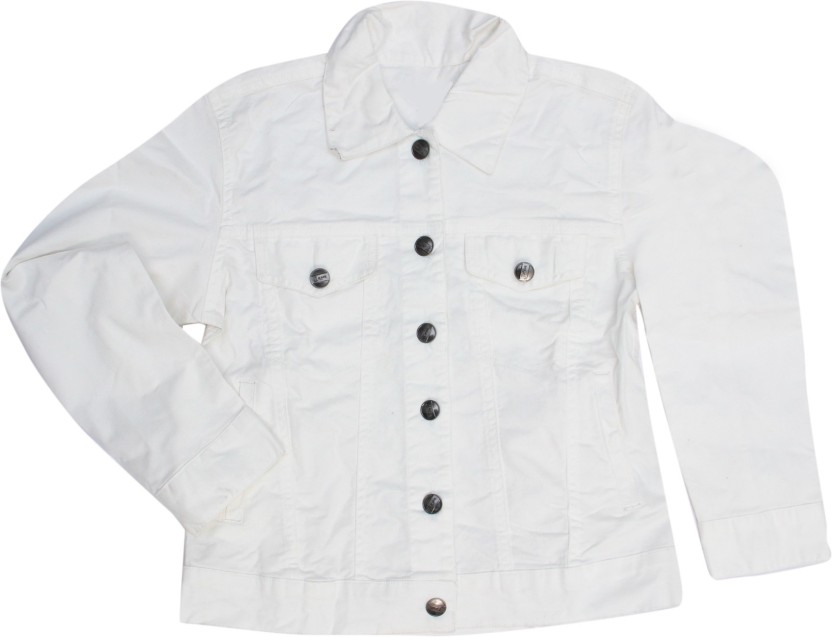 jeans jacket white colour