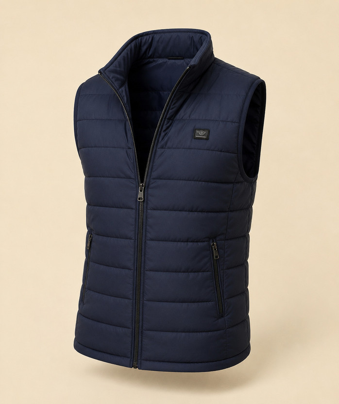DECANTER Sleeveless Solid Men Jacket