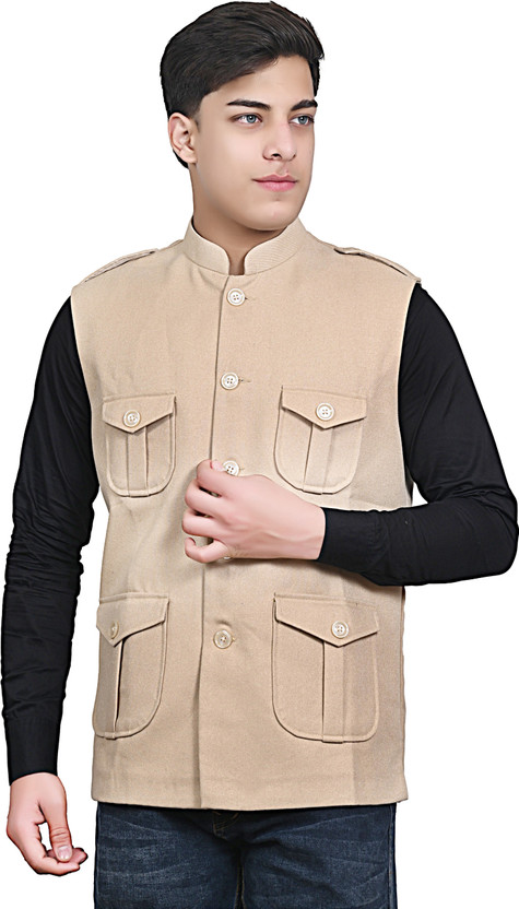 SG LEMAN Sleeveless Solid Men Jacket